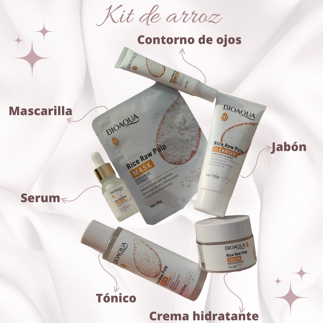 KIT DE ARROZ BIOAQUA 6 PRODUCTOS