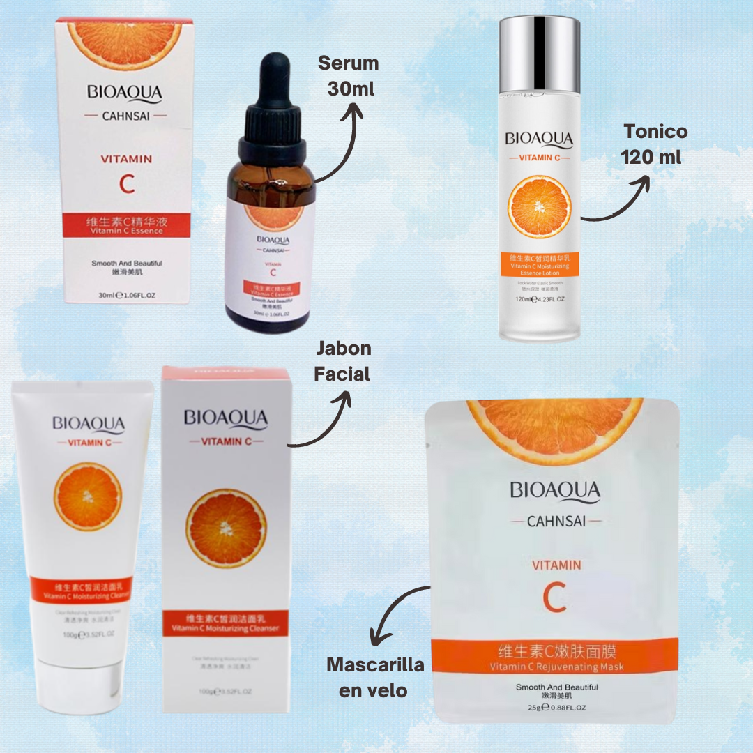 KIT VITAMINA C BIOAQUA X4N2