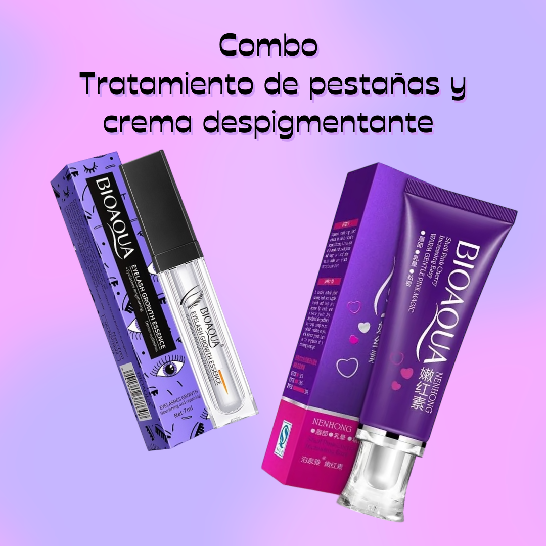 TRATAMIENTO PESTAÑAS Y CREMA ACLARANTE